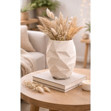 Modern Tasarım Şık Salon ve Masa Dekoru | Kuru Çiçek Vazosu