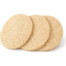 Nials Doğal 3’lü Yüz Kabak Lifi Peeling Etkili Cilt Temizleme Kadın & Erkek Için