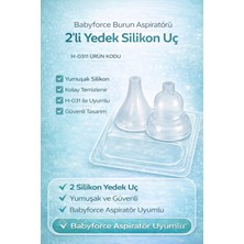 Babyforce BR-8820 Uyumlu 2’li Yedek Silikon Başlık