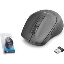 İlk El Grup Kablosuz Mouse 600/1600 Dpi - Si̇yah HDX3408 Iegtgrs-34