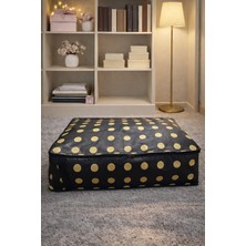 Quality Shopp Hurç Büyük Boy 69X51X19 cm Nevresim Giysi Saklama Kutusu Düzenleme Hurcu Su Geçirmez Puantiyeli Fermuarlı Hurc