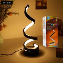 Özfırat Pvc Yapı Dempower Kıvrımlı Gece Lambası - Modern Tasarım Estetik Dekoratif Aydınlatma