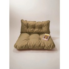 Gullfoss Kahve Puf Petek Önü Palet Yer Minderi Ikili Takım 70X100 cm