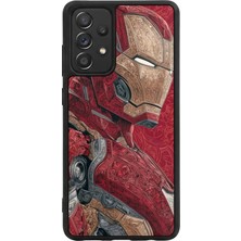 BG AKSESUAR Samsung Galaxy A72 Uyumlu  Iron Man ( Demir Adam ) Tasarımlı Glossy Premium Kılıf