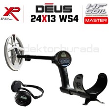 XP Dedektör Deus - 24X13CM Hf Başlık,  Ws4 Master