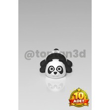 (10 Adet) Hediyelik Panda Anahtarlık (Hareketli Oyuncak Anahtarlık)