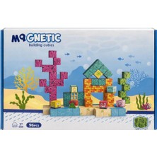 Nacario Mey Ithalat® Magnetic Building Küpleri 96 Parça