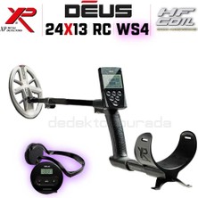 XP Dedektör Deus - 24X13CM Hf Başlık, Ana Kontrol Ünitesi (Rc), Ws4 Kulaklık - Full Paket