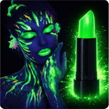 Esranın Dünyası Uv Neon Yeşil Ruj – Karanlıkta Parlayan Makyaj Boyası
