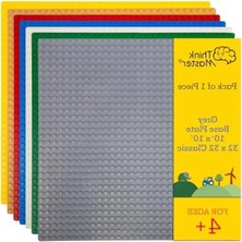 Esranın Dünyası Klasik Zemin Plakası - Gri, Tüm Yapım Setleri ile Uyumlu