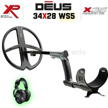 XP Dedektör Deus Dedektör - 34X28CM X35 Başlık, Ws5 Kulaklık