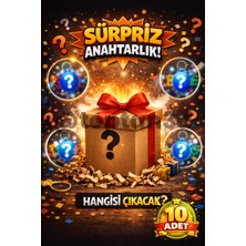 (10 Adet) Sürpriz Anahtarlık - 10 Farklı Model Paketi (Hareketli Oyuncak Anahtarlık)