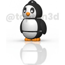 Penguen Anahtarlık (Hareketli, Hediyelik, 3D Oyuncaklı Anahtarlık)