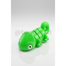 Hediyelik Bukalemun Anahtarlık (Hareketli Oyuncak Anahtarlık)