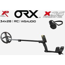 XP Dedektör Orx - 34X28CM X35 Başlık, Ana Kontrol Ünitesi (Rc), Wsaudıo Kulaklık - Full Paket