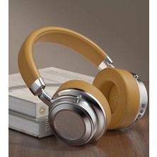 Aesco Metal Kulak Üstü Kablosuz Bluetooth Kulaklık Hybrid Anc Type-C Hızlı Şarj Bluetooth 6.0 - Lisinya