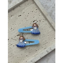 Bellamio Kids Ballerina Kız Çocuk Çıtçıt Toka - Mavi