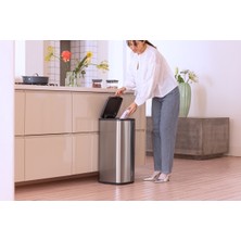Brabantia 001-01-BO Matt Steel Fpp Dokunmatik Çöp Kutusu 30L