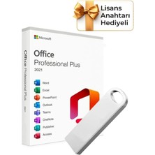 Microsoft Office 2021 Pro Plus Kurulum Dosyalı USB Bellek 16GB (Lisans Anahtarı Hediyeli)