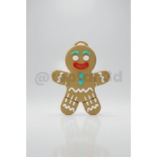 Hediyelik Gingerbread Anahtarlık (Hareketli Oyuncak Anahtarlık)