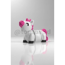 Hediyelik Unicorn Anahtarlık (Hareketli Oyuncak Anahtarlık)