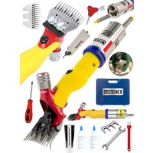 Steiner Profesyonel 4200W Rus Tipi Adaptörlü Koyun Kırpma Makinesi 4600RPM