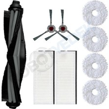 robotyedek Ecovacs Deebot N9+ Plus Uyumlu Ana Fırça, Hepa Filtre, Yan Fırça, Mop 9 Parça