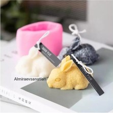 Bubble Mum ve Kalpli Ayıcıklı Mum Kırmızı