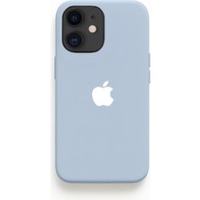 Demina iPhone 11 Uyumlu Beyaz Apple Logo Baskılı Içi Kadife Lansman Kılıf