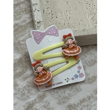 Bellamio Kids Ballerina Kız Çocuk Çıtçıt Toka - Sarı