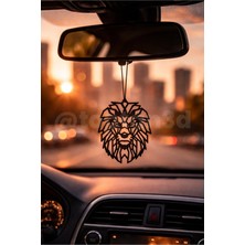 Aslan No3 Dikiz Ayna Süsü - Hediyelik Araba Süsü - Hediyelik Oto Aksesuar - Çift Taraflı