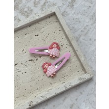 Bellamio Kids Ballerina Kız Çocuk Çıtçıt Toka - Pembe