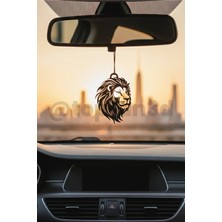 Aslan No1 Dikiz Ayna Süsü - Hediyelik Araba Süsü - Hediyelik Oto Aksesuar - Çift Taraflı