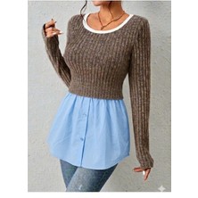 Jade Wear Sweatshirt Kazak Altı Yarım Gömlek Etek %100 Pamuk Gömlek Uzatma Aparatı