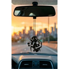 Çiftler Için Bodybuilding, Vücut Geliştirme Dikiz Ayna Süsü - Hediyelik Oto Aksesuar - Çift Taraflı