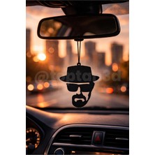 Walter White, Breaking Bad Dikiz Ayna Süsü - Hediyelik Oto Aksesuar - Çift Taraflı