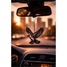 Kartal No4 Dikiz Ayna Süsü - Araba Süsü - Hediyelik Oto Aksesuar - Çift Taraflı