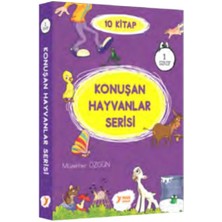 Ergün Collection Konuşan Hayvanlar Serisi 1. Sınıf Renkli Heceli 10 Kitap