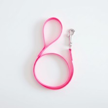 But First Dog Silikon Köpek Kayışı - Canlı Neon - 100CM - Çelik Karabina - Leke Tutmaz