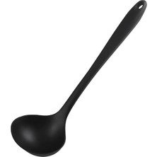 Homeneeds Silikon Mutfak Kepçesi, Sert Uçlu, Yüksek Isıya Dayanıklı, Yanmaz & Yapışmaz