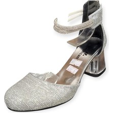 Minican BR-161-26 Topuklu Yanları Açık Çocuk Abiye Ayakkabı