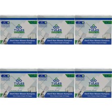 cgp medikal can güven park Tules Steril Non Woven Kompres 7,5 cm x 7,5 cm 6 Kutu 600 Adet