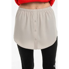 Jade Wear Sweatshirt Kazak Altı Yarım Gömlek Etek %100 Pamuk Gömlek Uzatma Aparatı