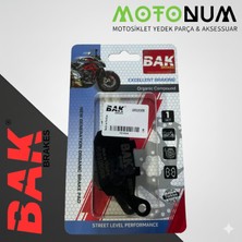 Motonum Honda Cb 600 F Hornet Arka Fren Balata-Organik-Bak-(Yerli ÜRETIM)-BK0136