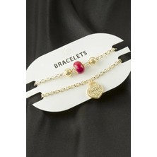 Aesco 2 Adet Kalp Trend Zincir Bileklik