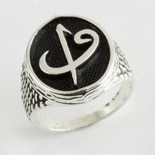 Aesco Elif Vav Metal Erkek Yüzük