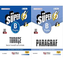 NİTELİK YAYINLARI 6.sınıf Süper Türkçe ve Paragraf Yeni Nesil Soru Kitabı B Serisi (2 Kitap) Yeni Müfredat