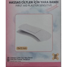 Onbir Tedarik Hassas Ciltler Için Yara Bandı 1 Kutu - 20 Adet