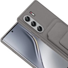 Techno Guru Tecno Camon 40 Pro Kılıf Deri Dokulu ve Kartlıklı Bikart Tpu Premium Kapak