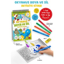 Ergün Collection Okyanus - Boya ve Sil Aktivite Kitabı / 3 Yaş +